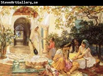 unknow artist Arab or Arabic people and life. Orientalism oil paintings  336